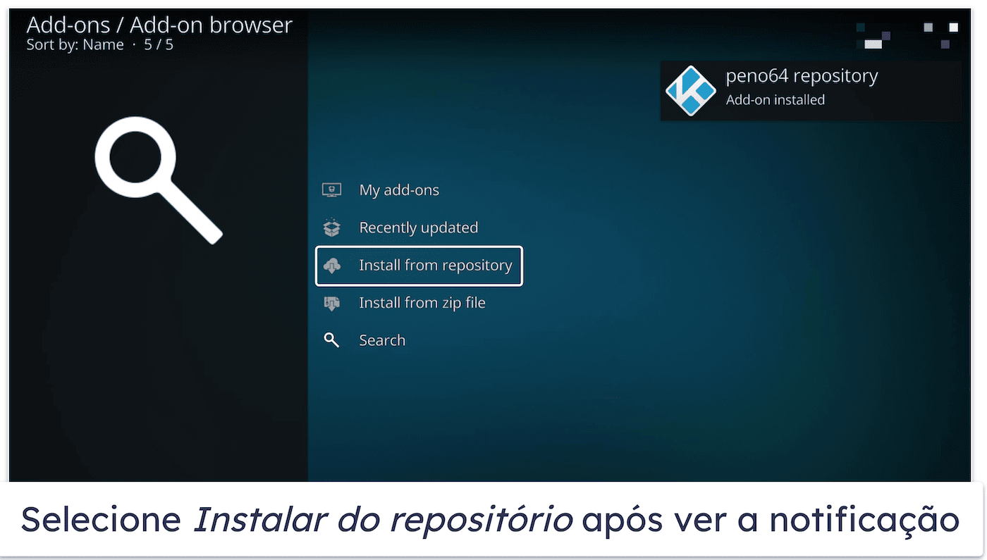 Como desinstalar uma Build no Kodi
