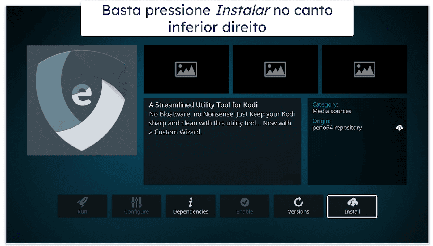 Como desinstalar uma Build no Kodi