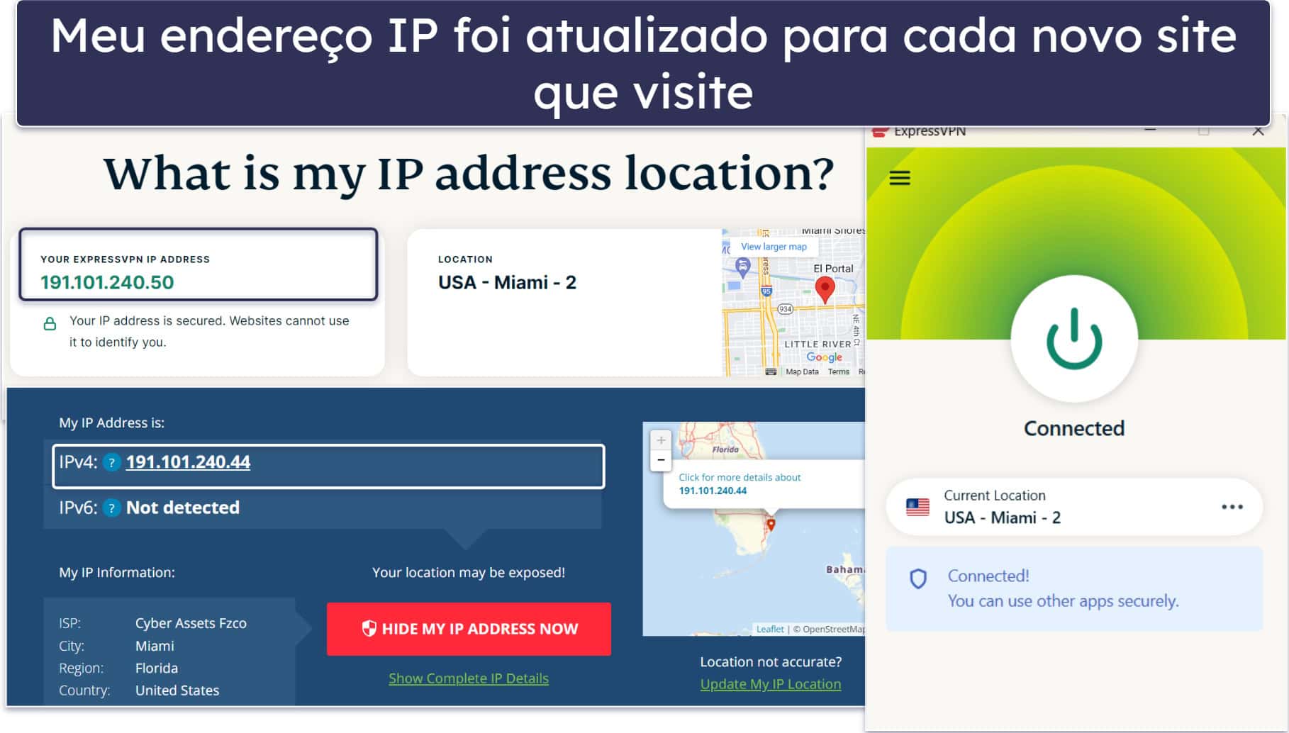 🥇1. ExpressVPN – melhor VPN geral para Firefox em 2026