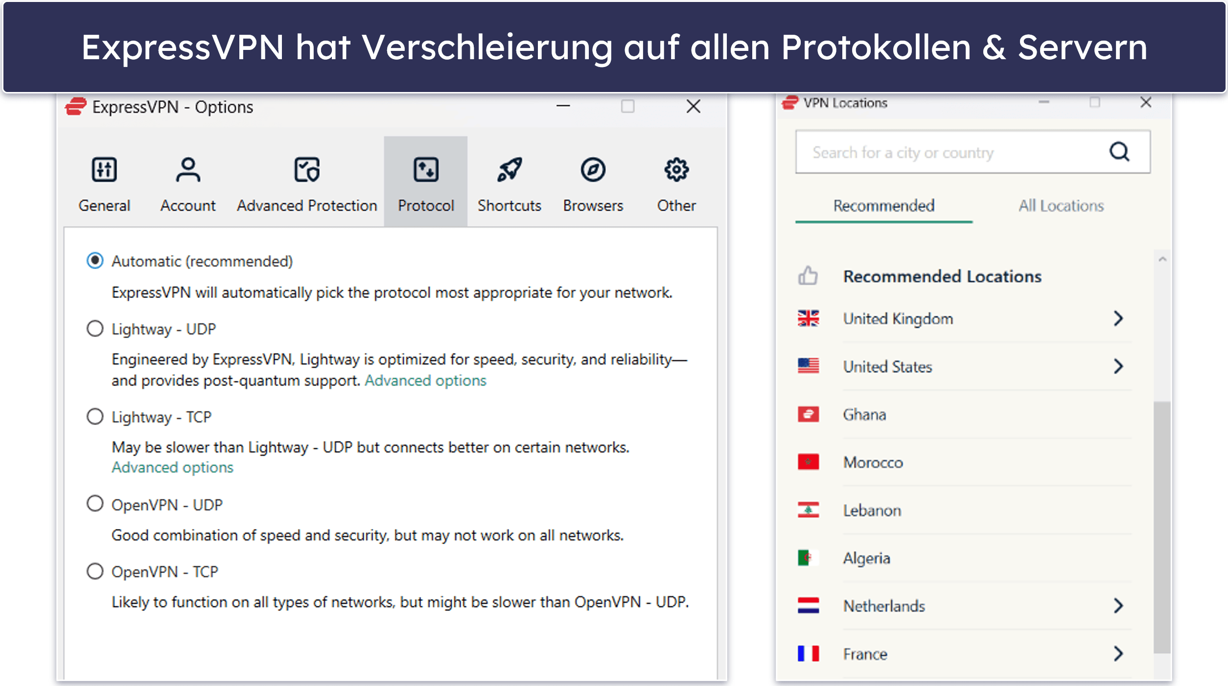 CyberGhost VPN vs ExpressVPN
