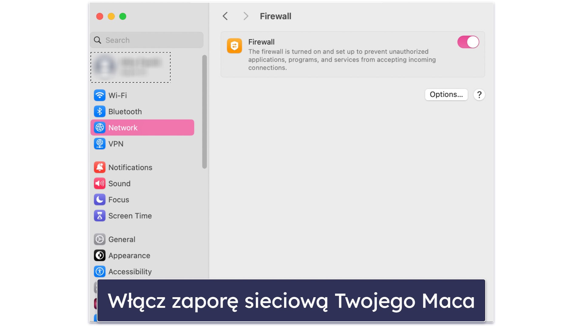 Czy Macbooki posiadają zaporę sieciową?