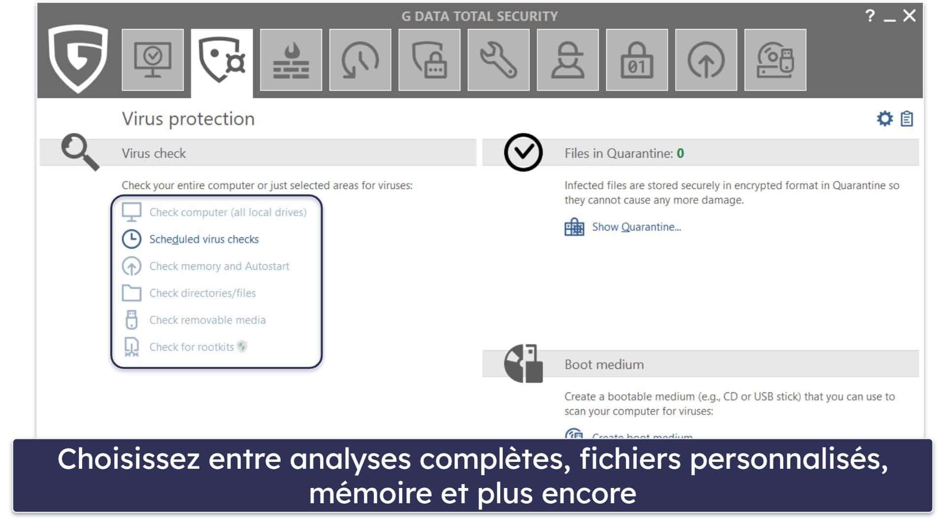 Fonctionnalités de sécurité de G DATA — Un excellent antivirus propulsé par Bitdefender avec des extras
