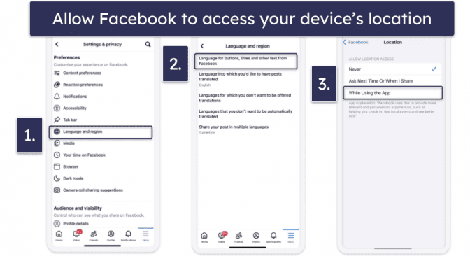 Facebook Location. Sign How to Change Facebook Location in 2025 + Marketplace & Dating