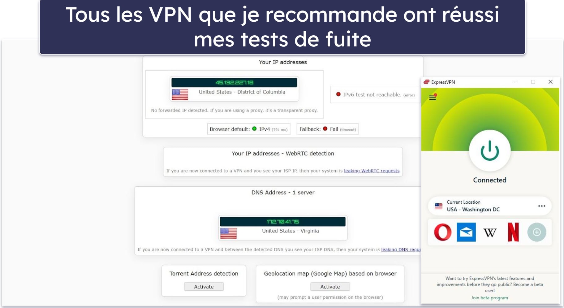 Méthodologie de test : Critères de comparaison et de classement
