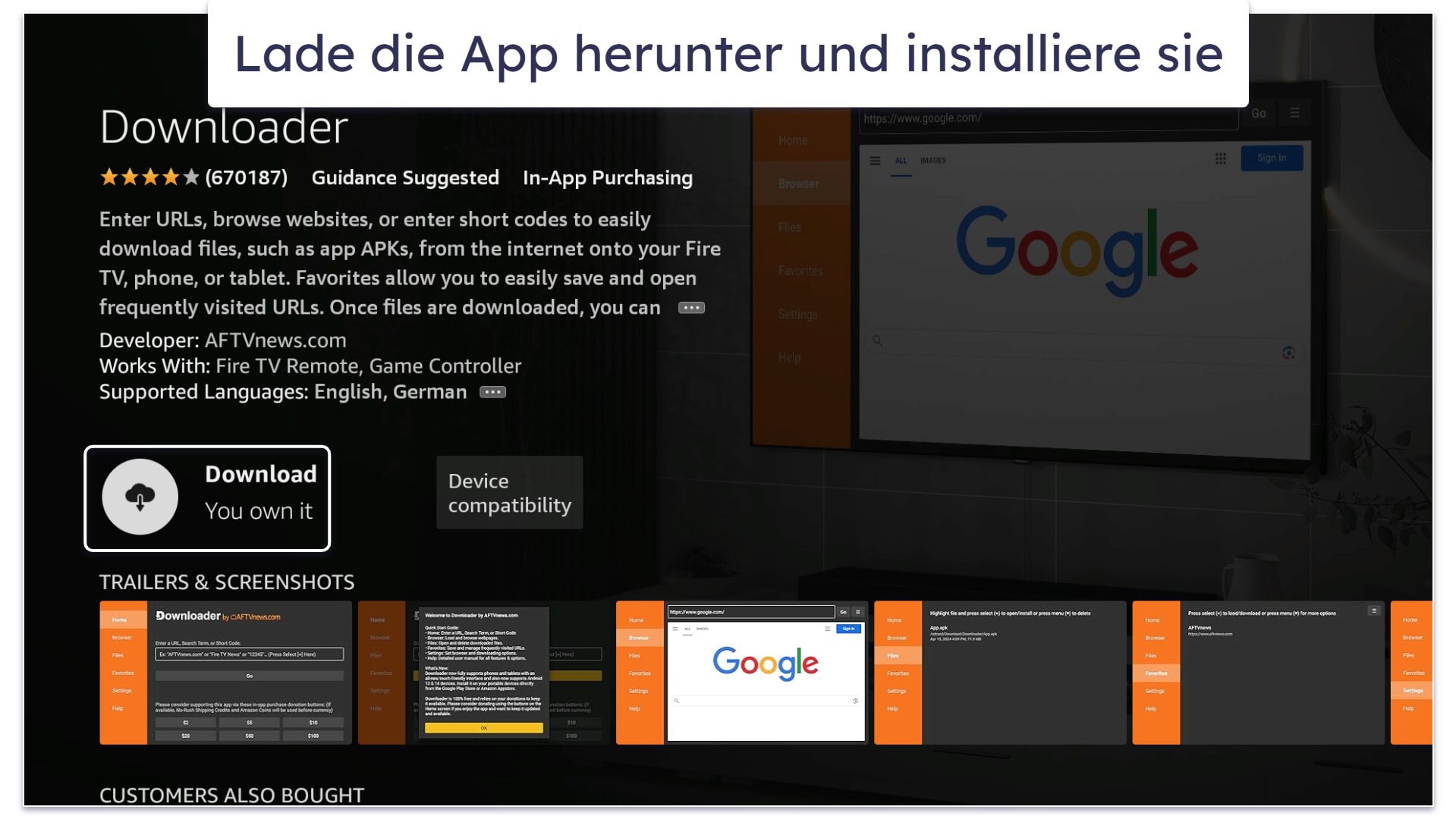 So kann man einen Fire TV Stick freischalten