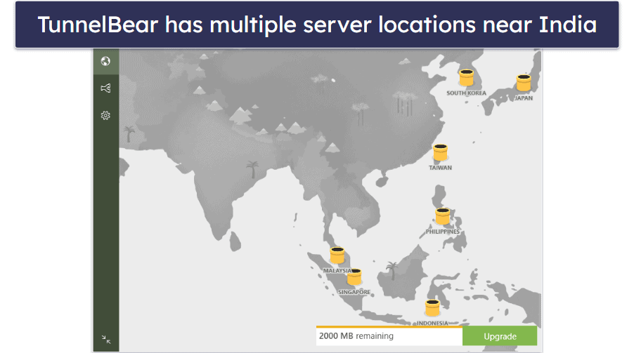 5. TunnelBear — Beginner-Friendly + Huge Free Server Network