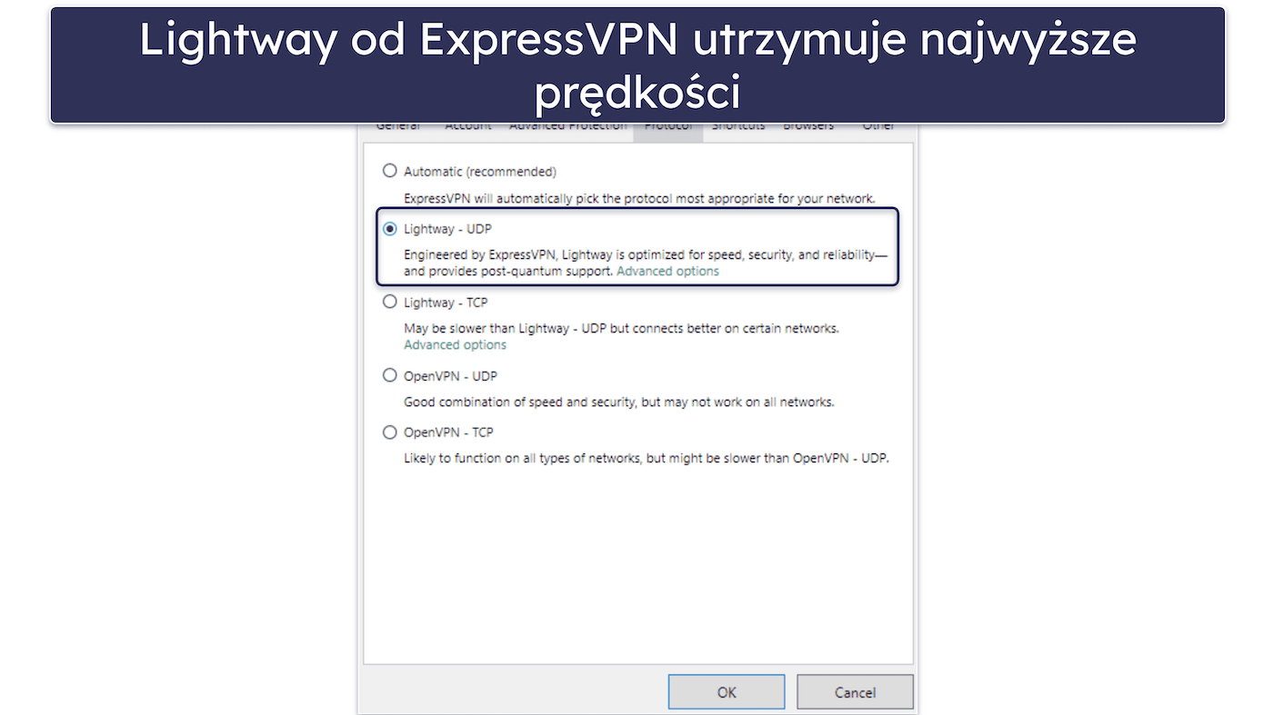 Bonus. ExpressVPN — najlepszy VPN z alternatywą dla WireGuard