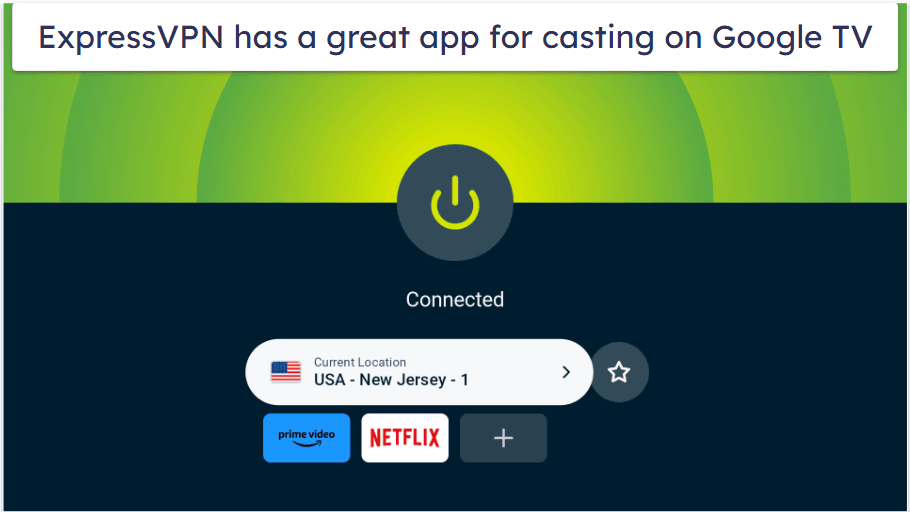 🥇1. ExpressVPN — Best Overall VPN for Chromecast in 2026