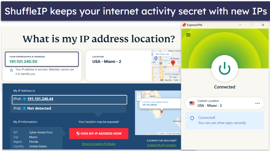 🥇1. ExpressVPN — Best VPN for Government Bypassing
