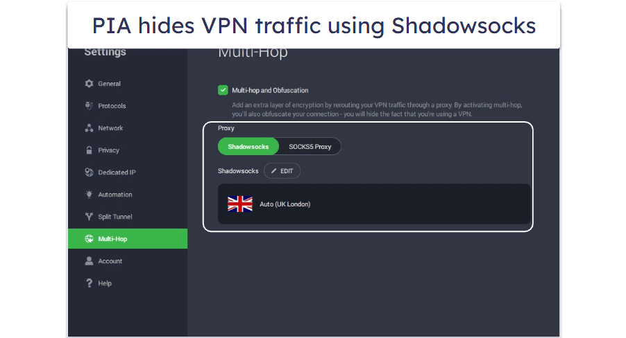 🥈2. Private Internet Access — Flexible Apps With Great Speeds