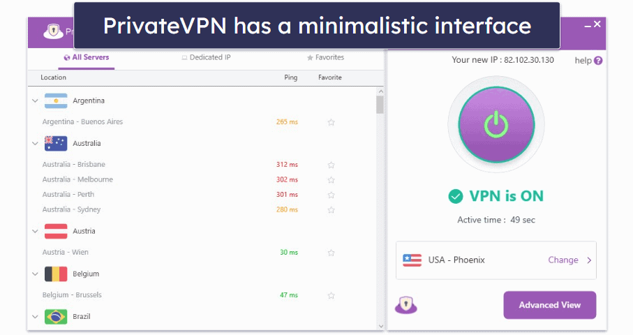 🥉3. PrivateVPN — Simple VPN With Proprietary Protocol for Bypassing Censorship
