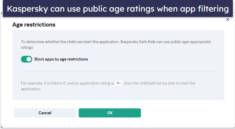 Kaspersky Safe Kids Features — All the Basics, Plus Battery Level Monitoring &amp; Geofencing