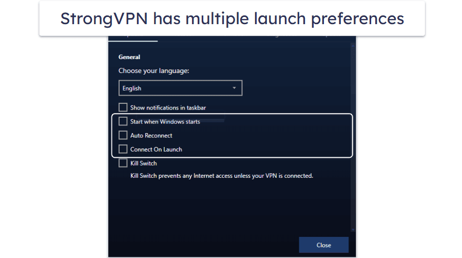 StrongVPN Features — Covers the Basics Well