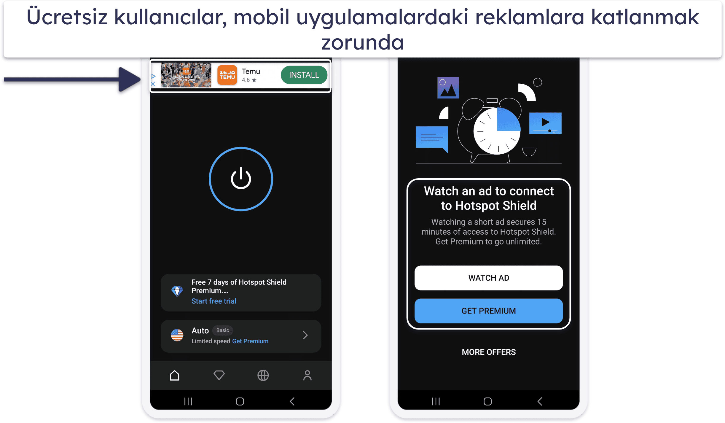 4. Hotspot Shield — Güvenli İnternet için Kaliteli VPN