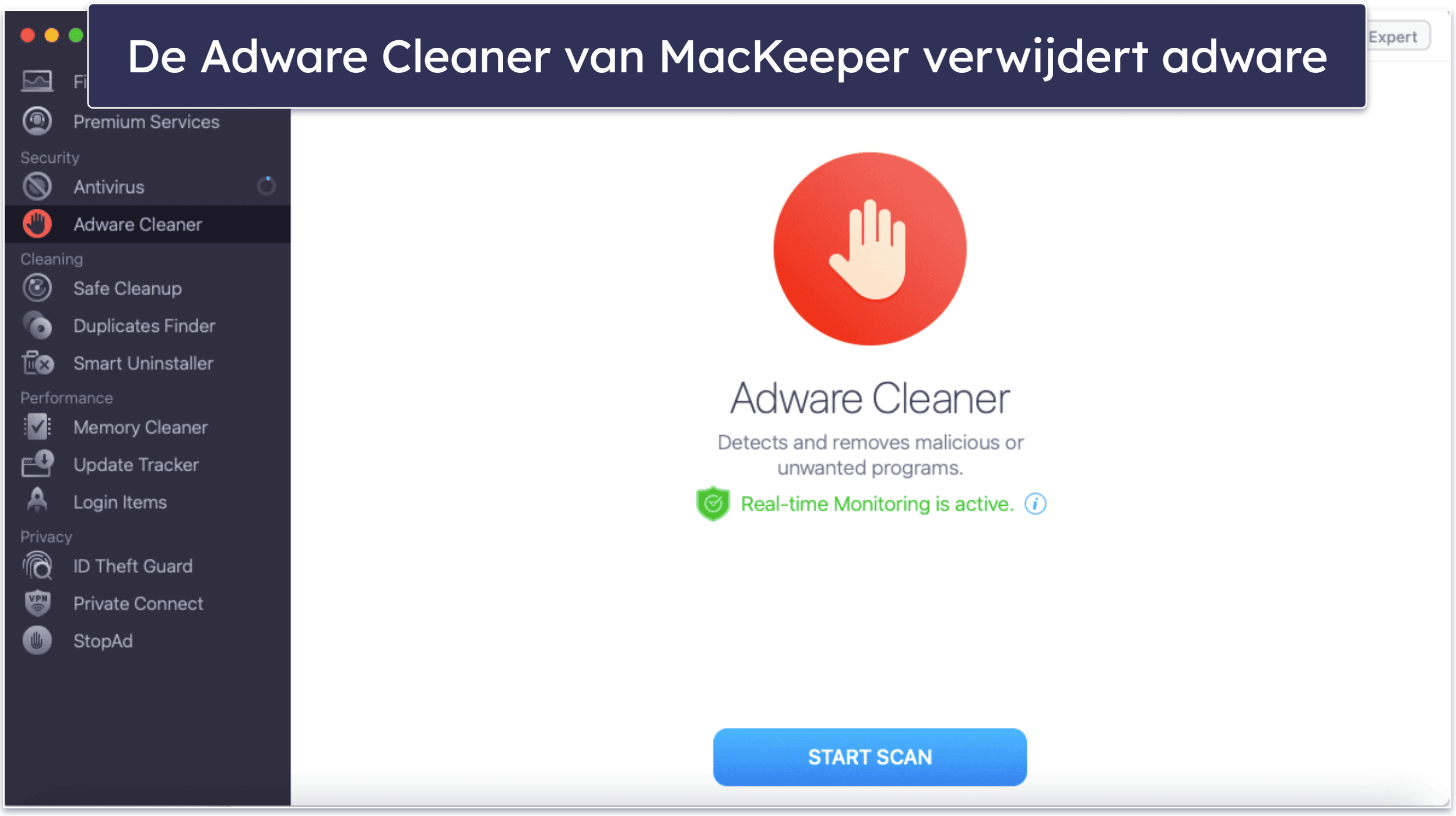 8. MacKeeper — Eenvoudige, snelle verwijdering van spyware (alleen voor Mac)