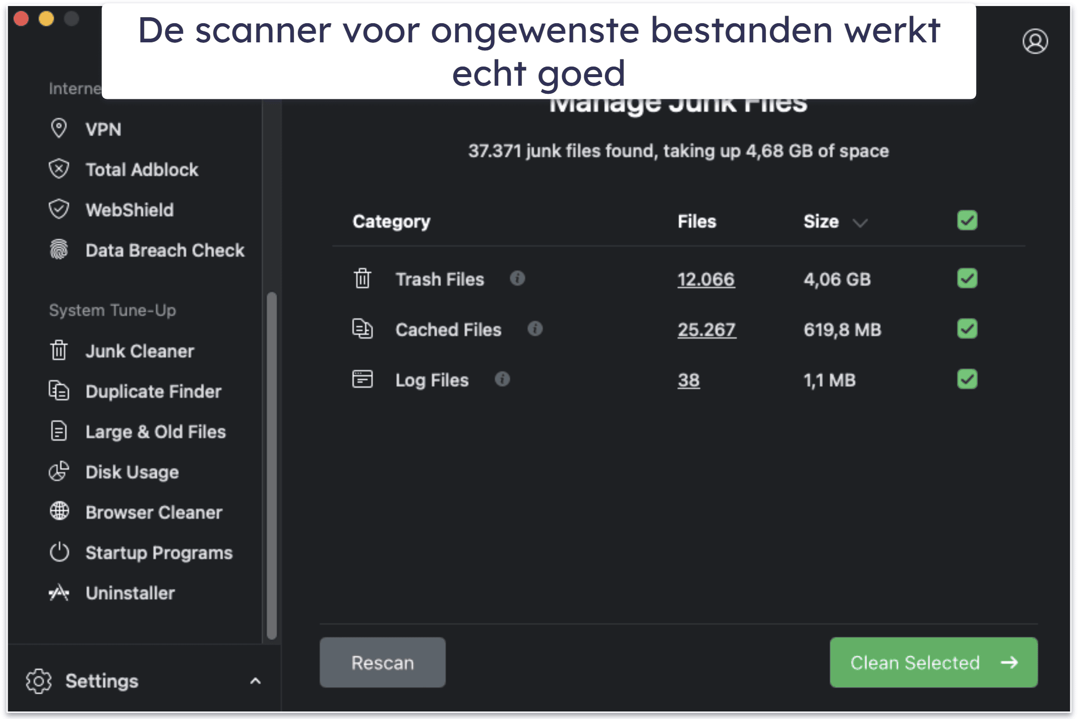 2.🥈 TotalAV Free voor Mac: Goede antivirusscanner voor Mac met gratis Premium proefperiode van 7 dagen
