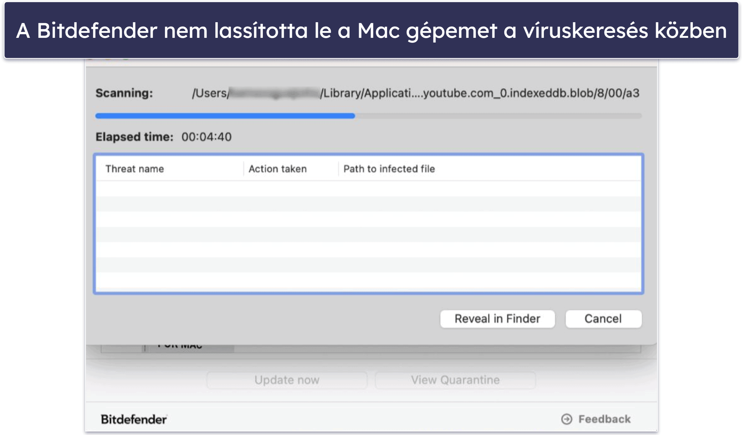 3.🥉 Bitdefender Virus Scanner for Mac: Kiváló felhő alapú kártevőirtás
