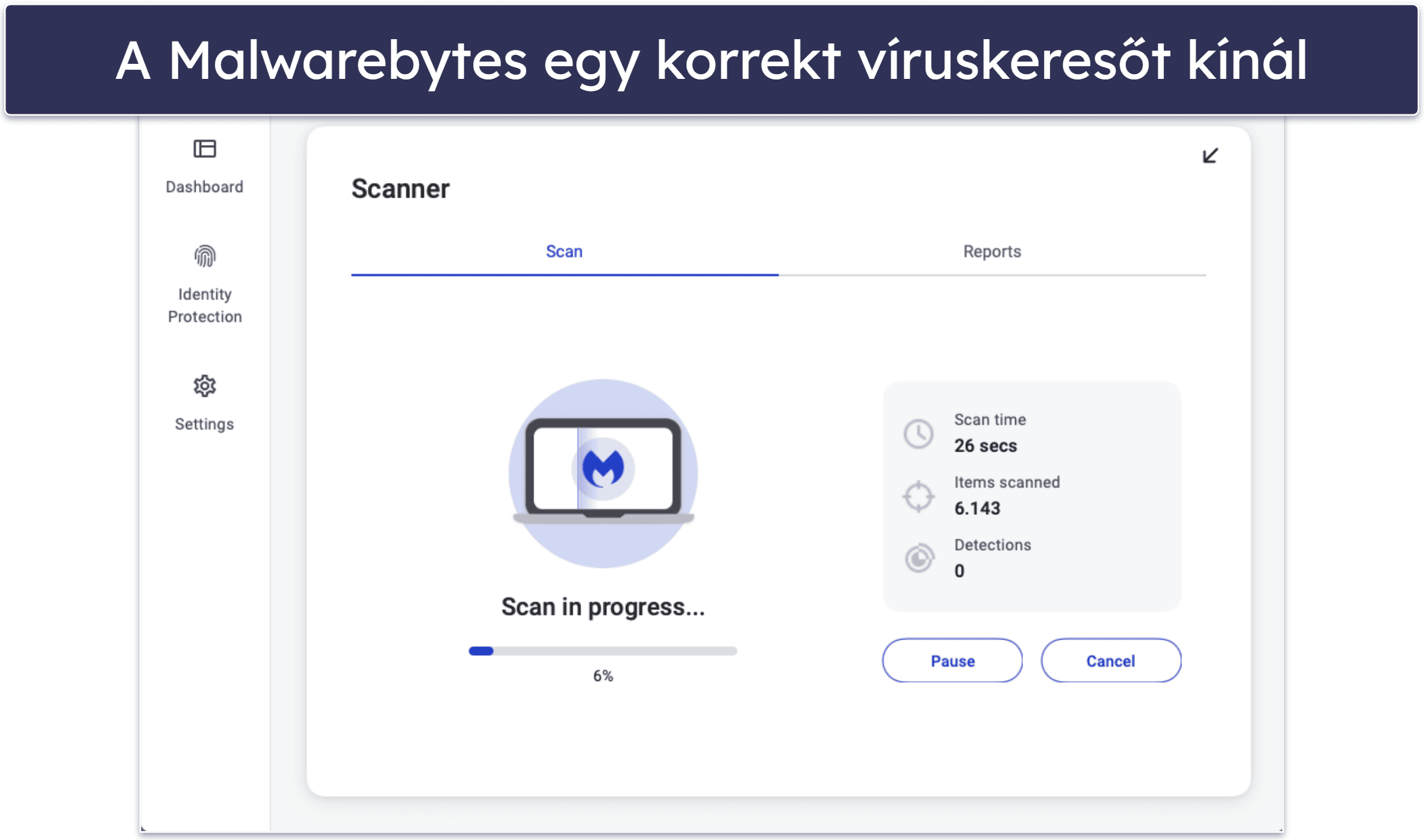 4. Malwarebytes for Mac (Free): Korrekt vírusirtó program