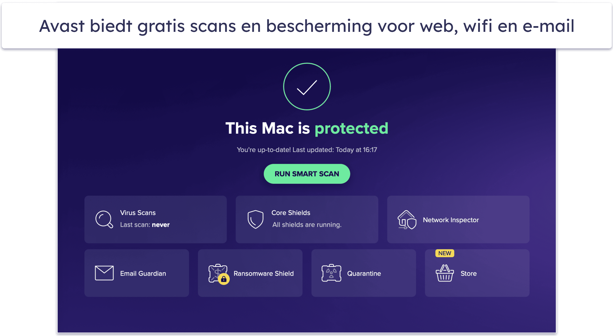 6. Avast Free Antivirus voor Mac: Basic realtime, web en e-mail bescherming