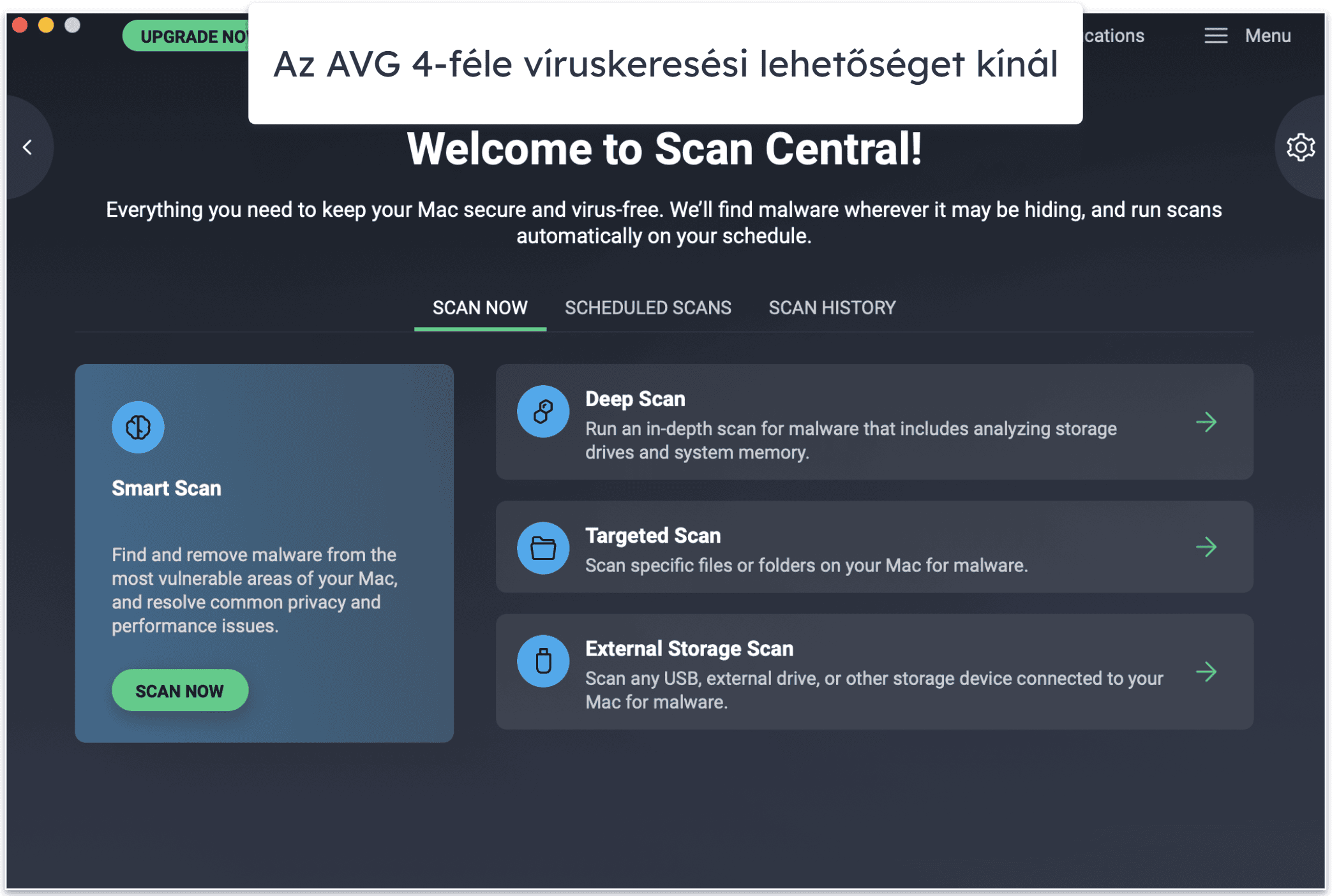 7. AVG AntiVirus Free for Mac: Megbízható, de korlátozott védelem a Macre