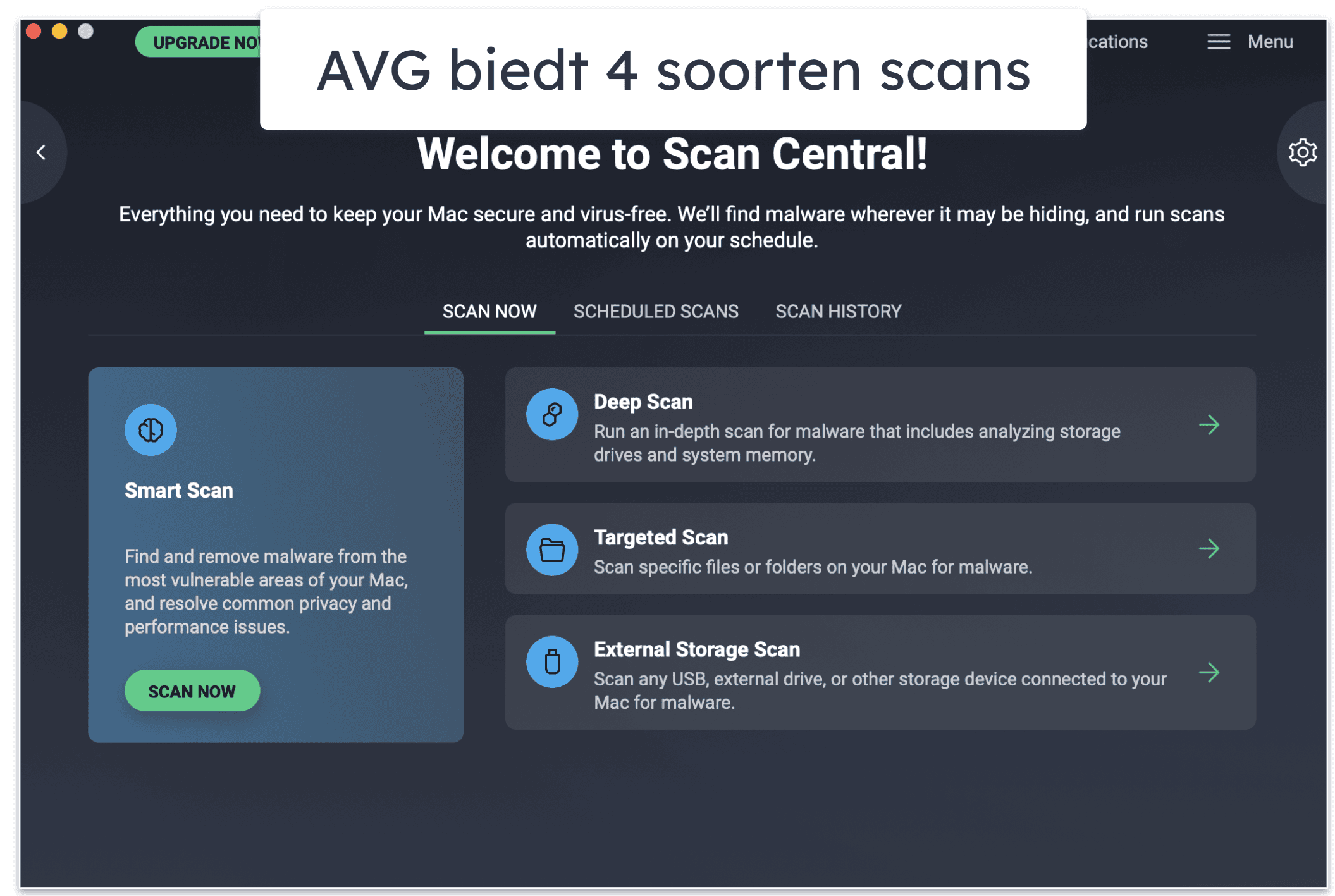 7. AVG AntiVirus Free voor Mac: Betrouwbare maar beperkte Mac bescherming