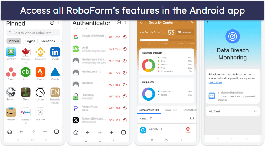 RoboForm Mobile App — Excellent &amp; Feature-Rich on Android &amp; iOS