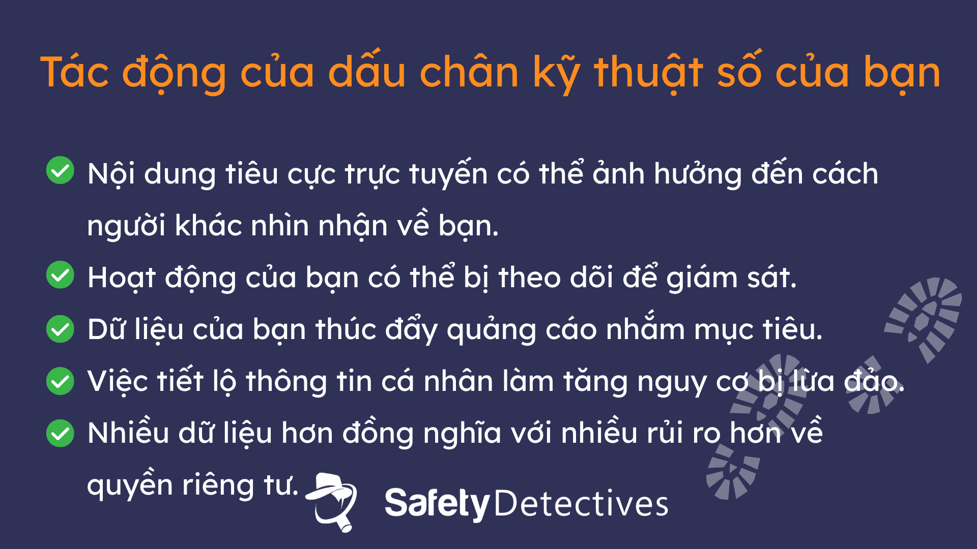 Tại sao dấu chân kỹ thuật số của bạn lại giá trị