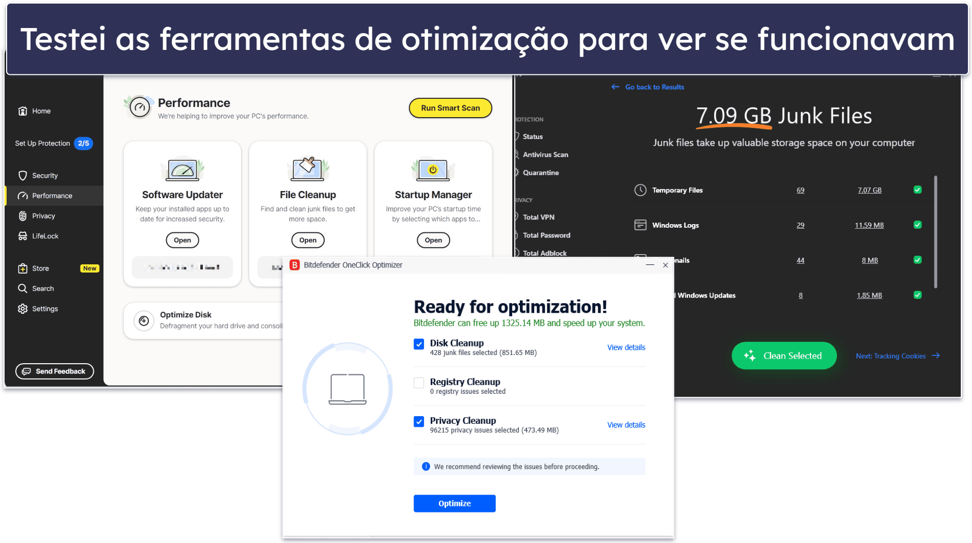 Metodologia de teste: critérios de comparação e classificação