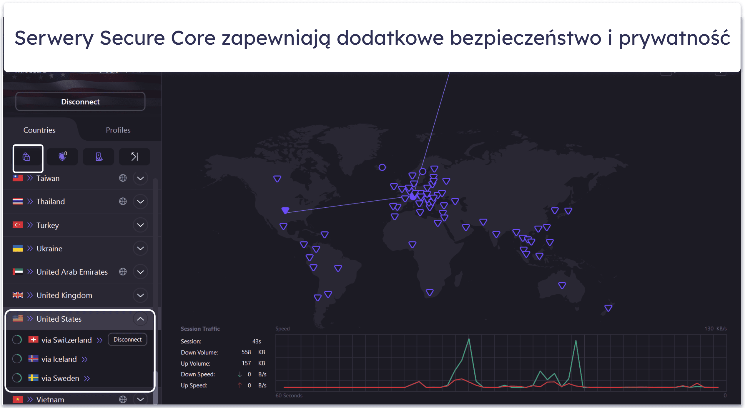 8. Proton VPN: Świetny darmowy abonament + najlepsze funkcje prywatności i bezpieczeństwa
