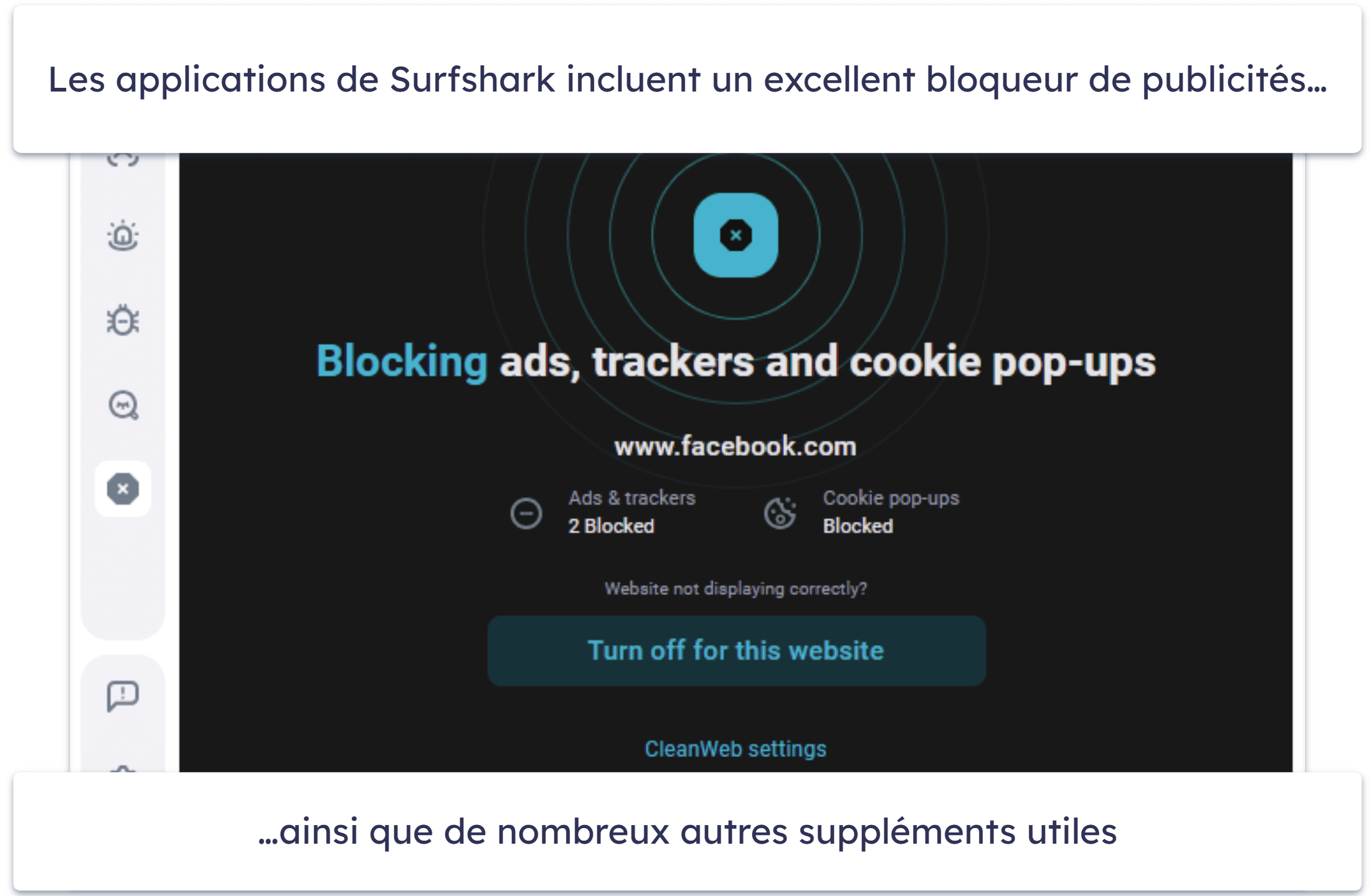 🥉3. Surfshark : excellent VPN intuitif avec des applications riches en fonctionnalités