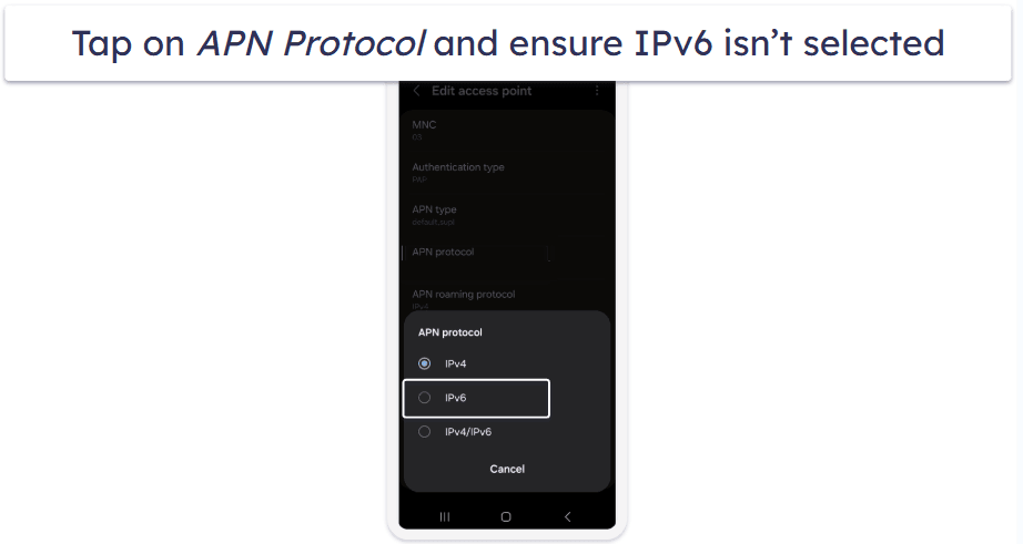 How to Disable IPv6 on Android