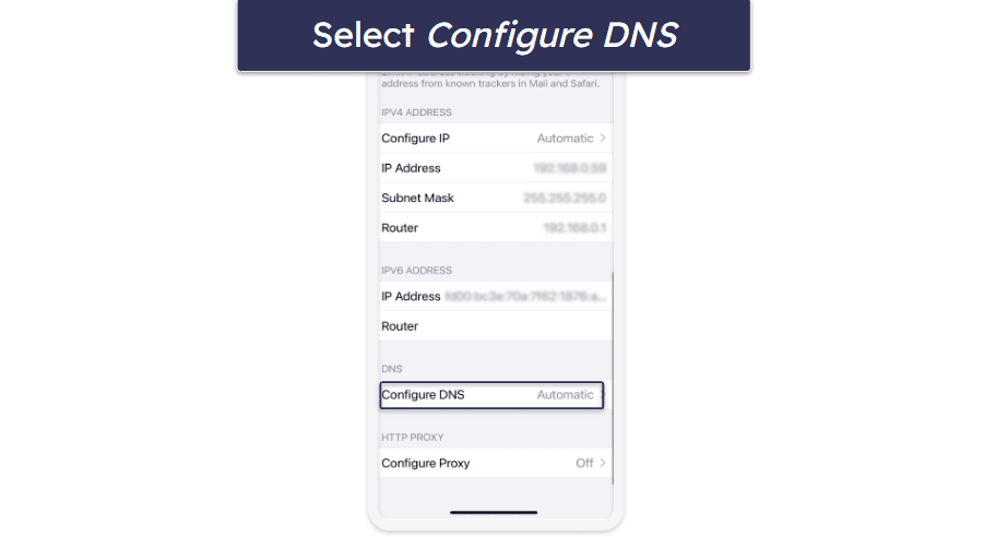 How to Disable IPv6 on iOS