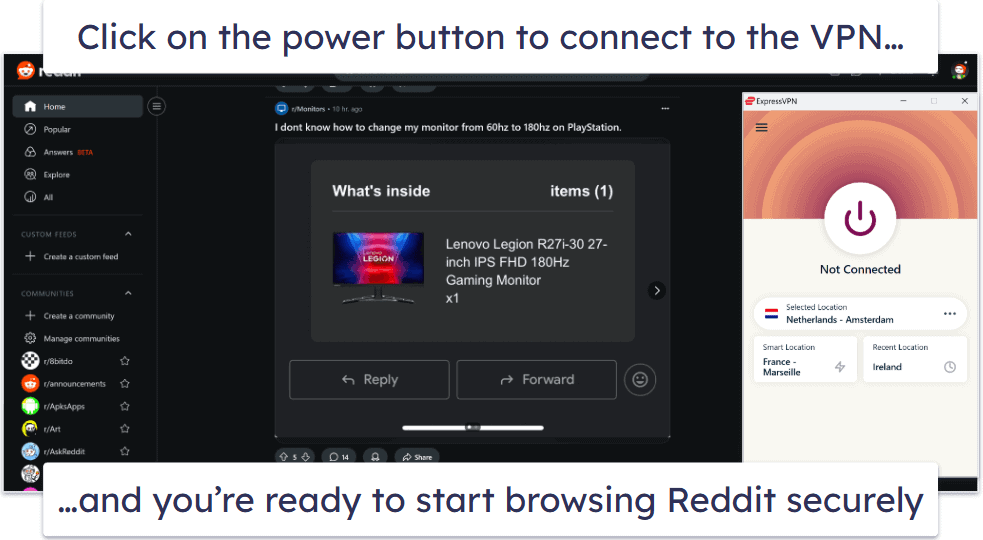 How To Use a VPN With Reddit