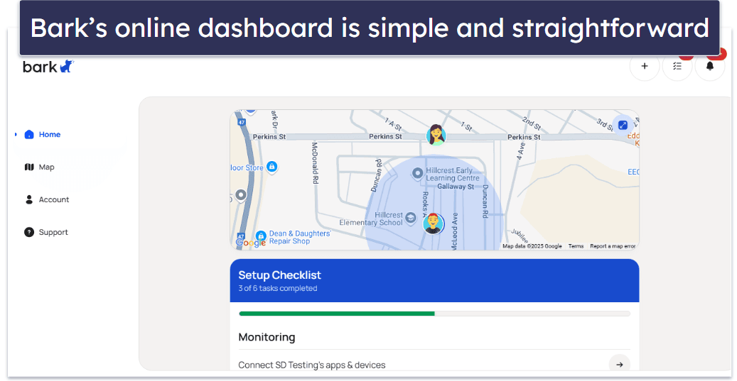 Bark Ease of Use — Intuitive Apps With a Consistent Interface