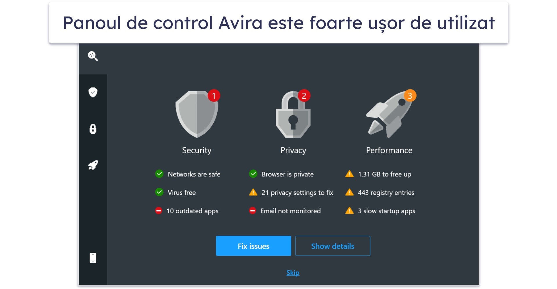 8. Avira Prime: Cel mai bun pentru optimizarea sistemului