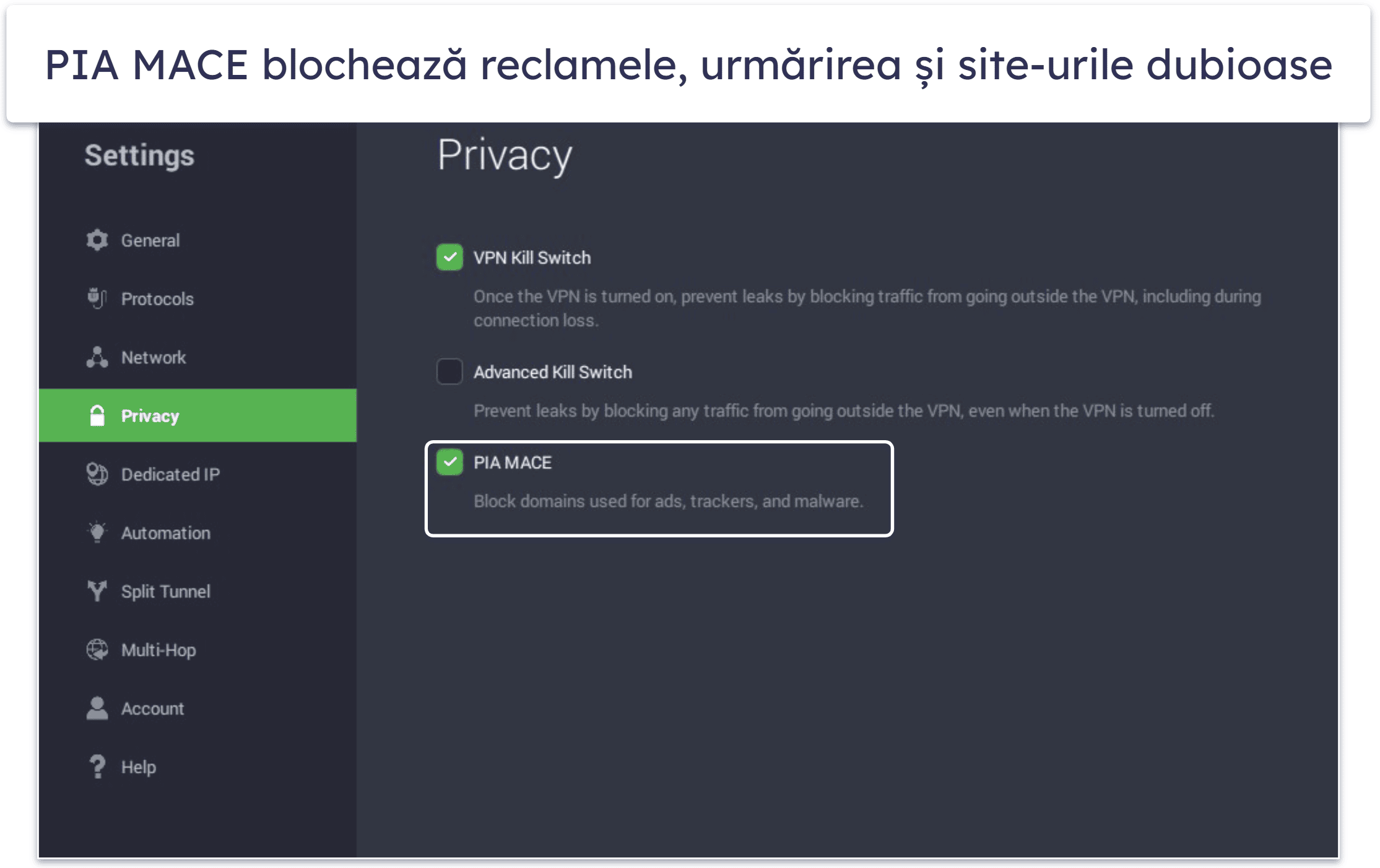 🥈2. Private Internet Access (PIA): VPN lunar accesibil