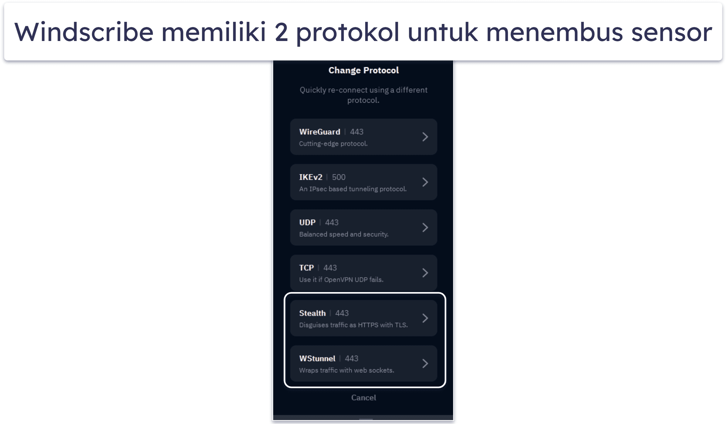 Bonus. Windscribe: VPN untuk Keluarga dengan Pilihan Paket Diatur Sendiri