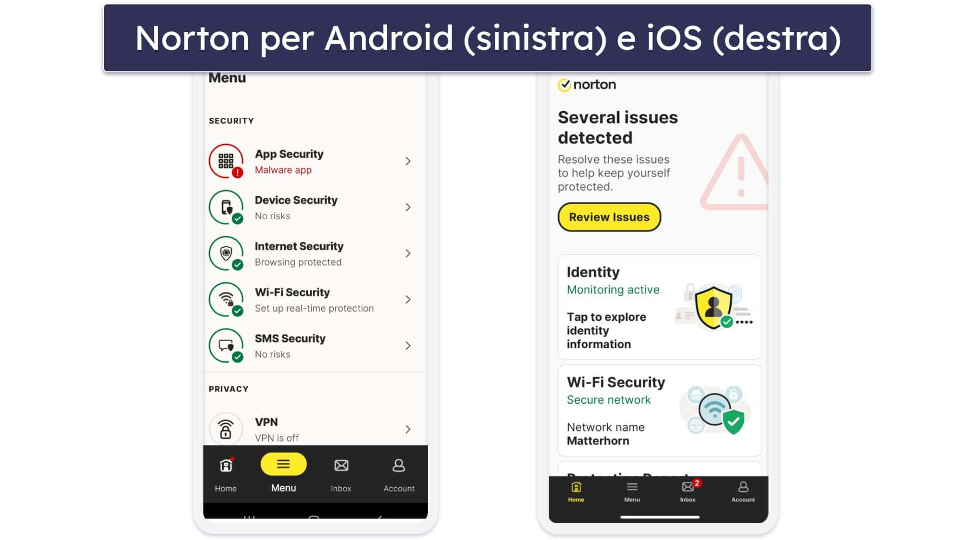 🥇1. Norton 360: il miglior antivirus per Windows, Android e iOS