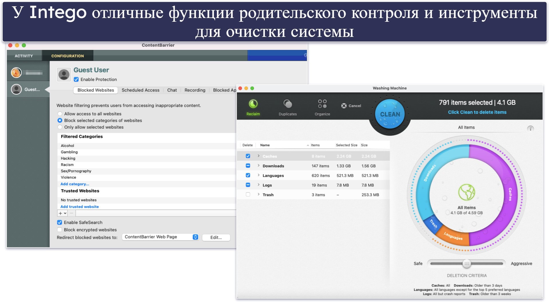 5. Intego: лучший антивирус для всесторонней защиты Mac