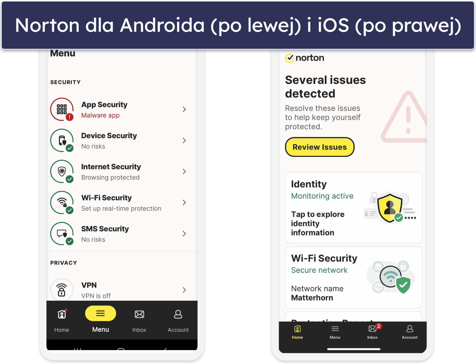 🥇1. Norton 360: Najlepszy program antywirusowy dla systemów Windows, Android i iOS