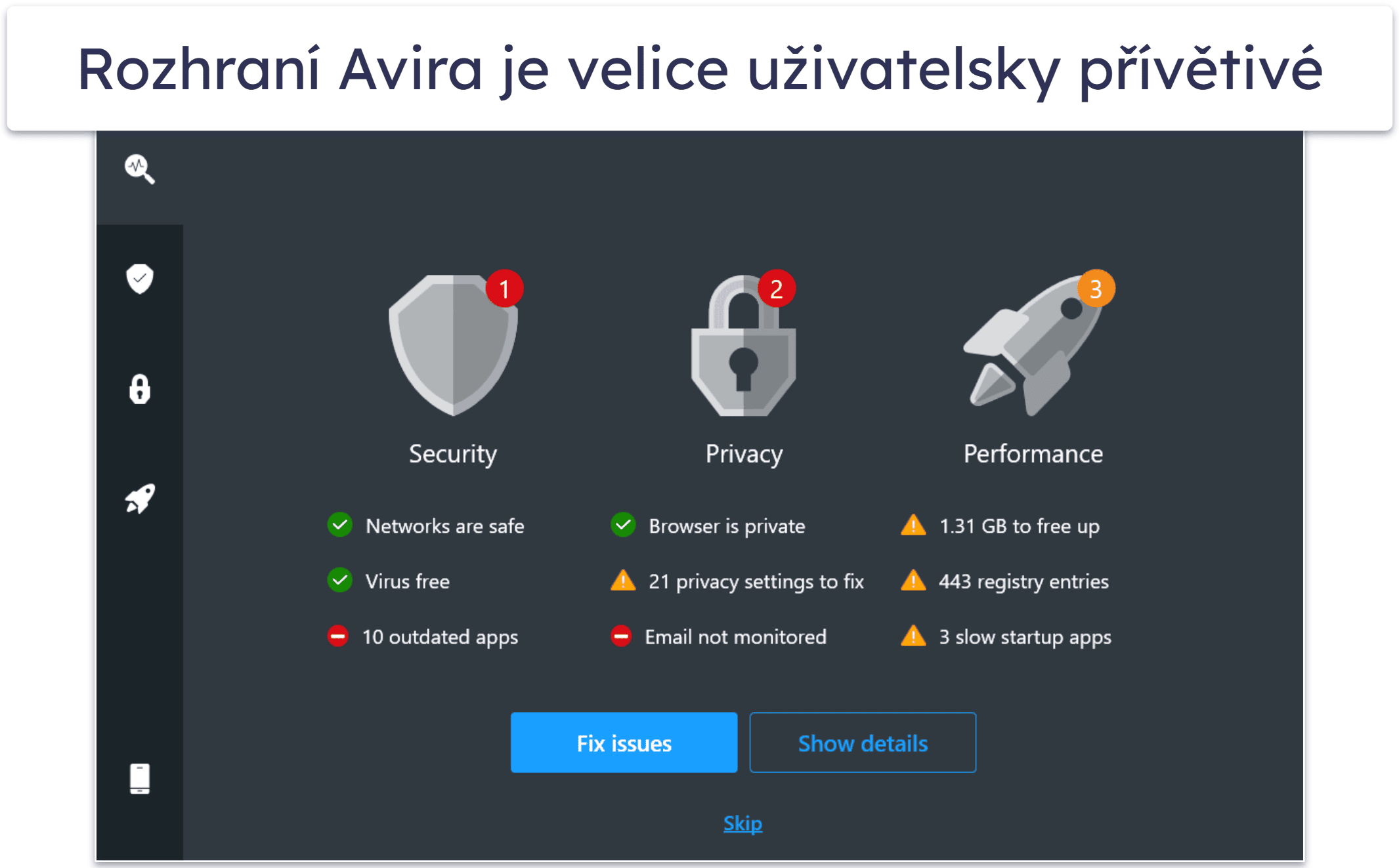 8. Avira Prime: Nejlepší optimalizace systému