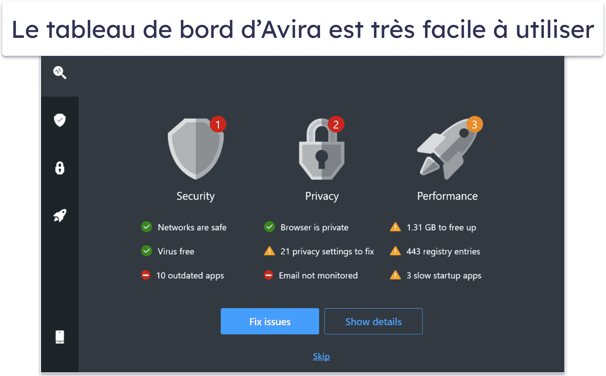 8. Avira Prime: le meilleur sur l’optimisation du système