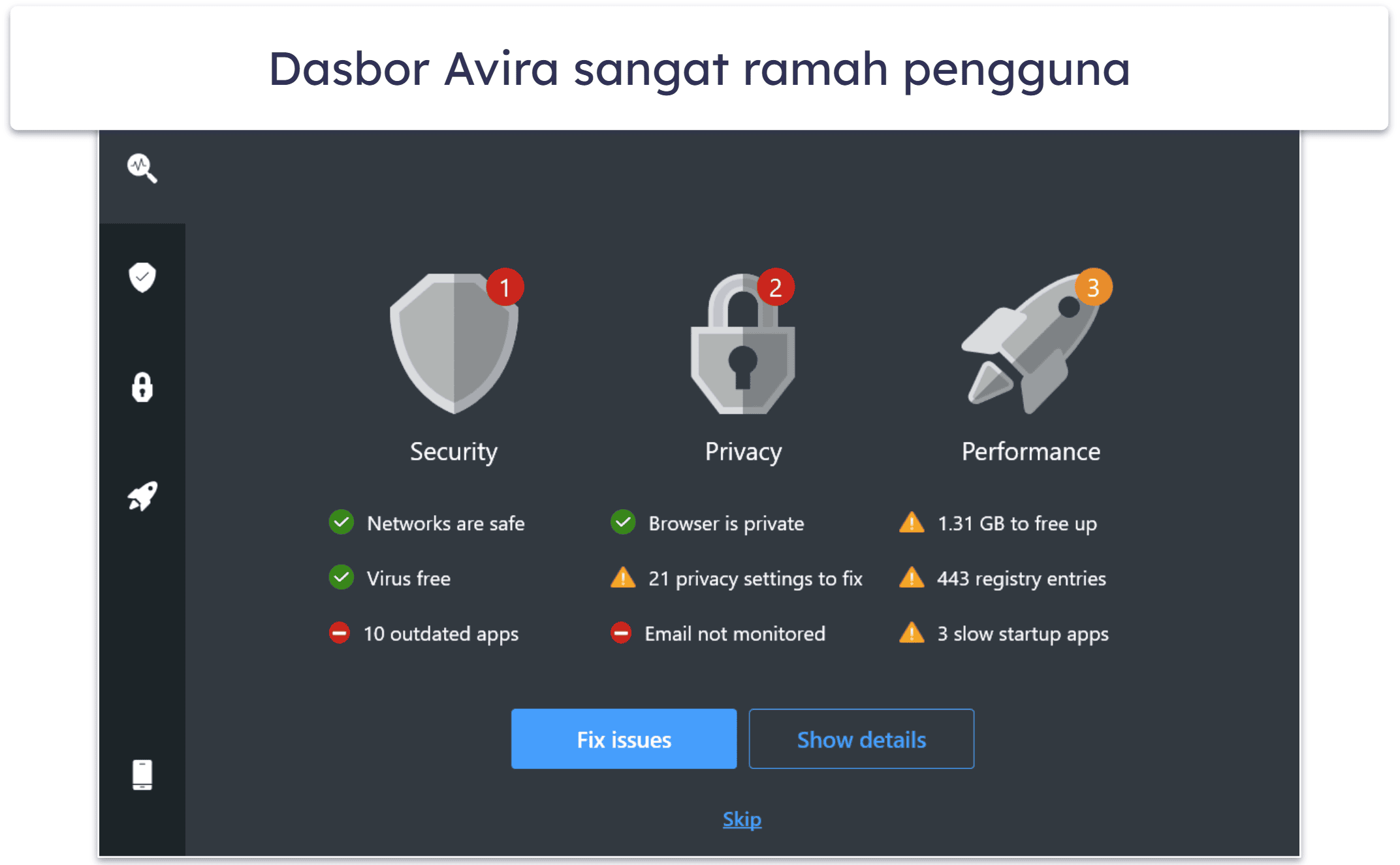 8. Avira Prime: Terbaik untuk Mengoptimalkan Sistem