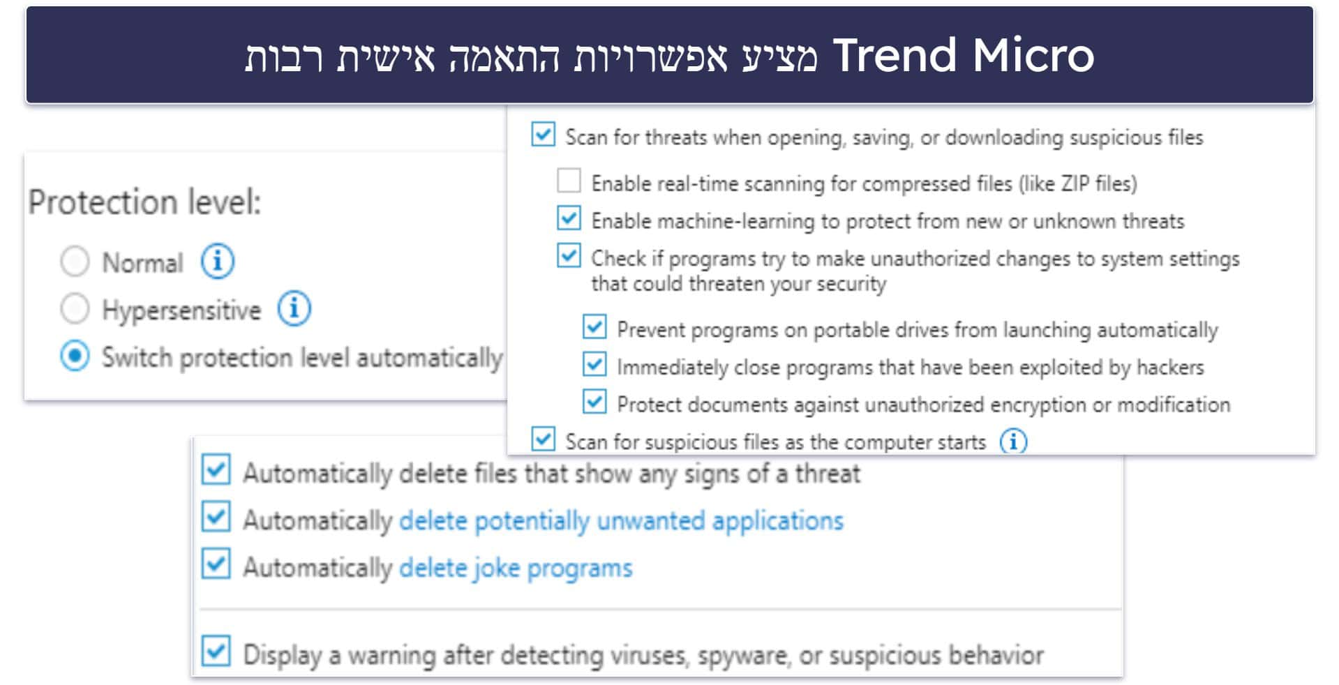 10. Trend Micro: מומלץ לגלישה מאובטחת