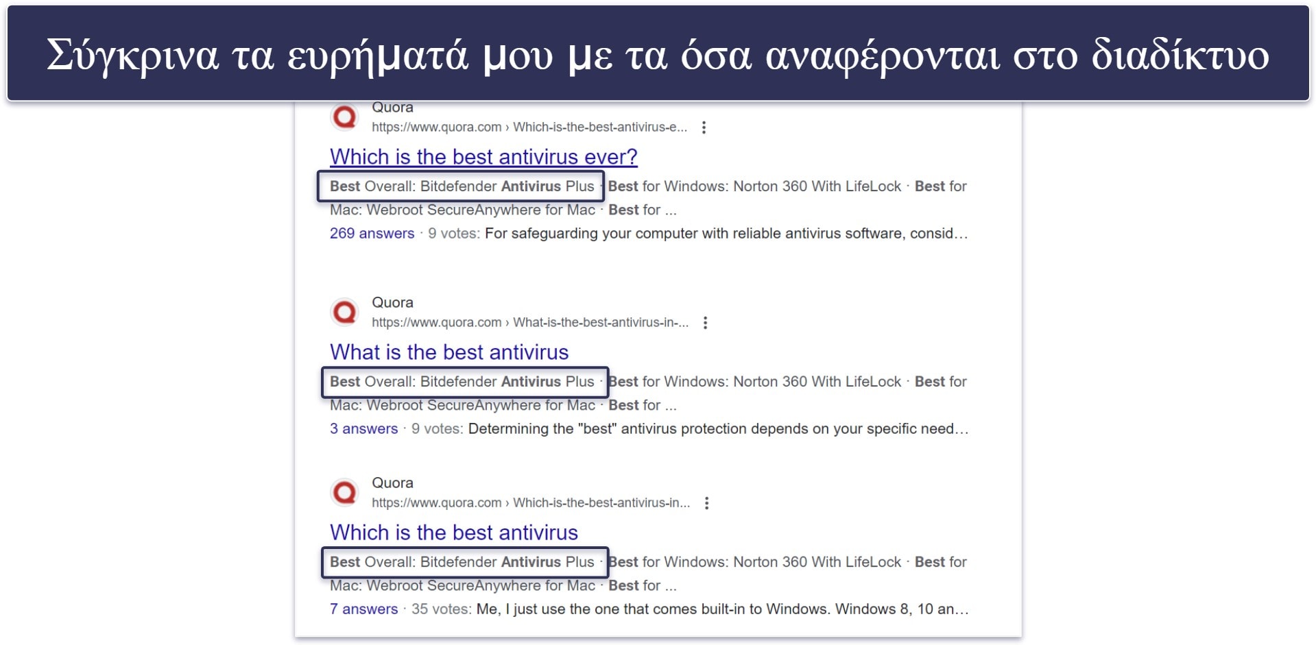 Μεθοδολογία δοκιμών: Κριτήρια σύγκρισης και κατάταξης