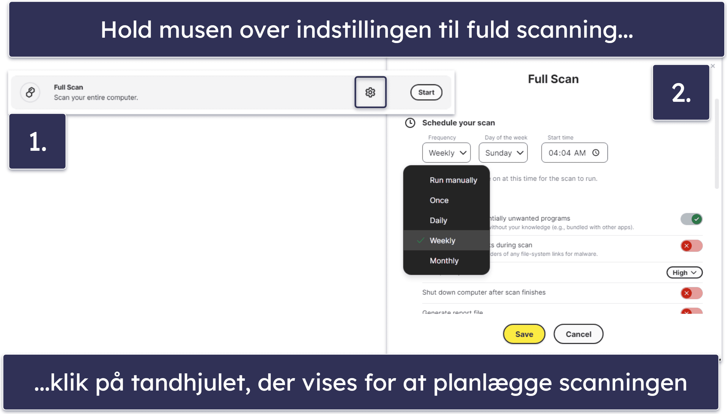 Hurtigguide: Sådan bruger du et antivirusprogram