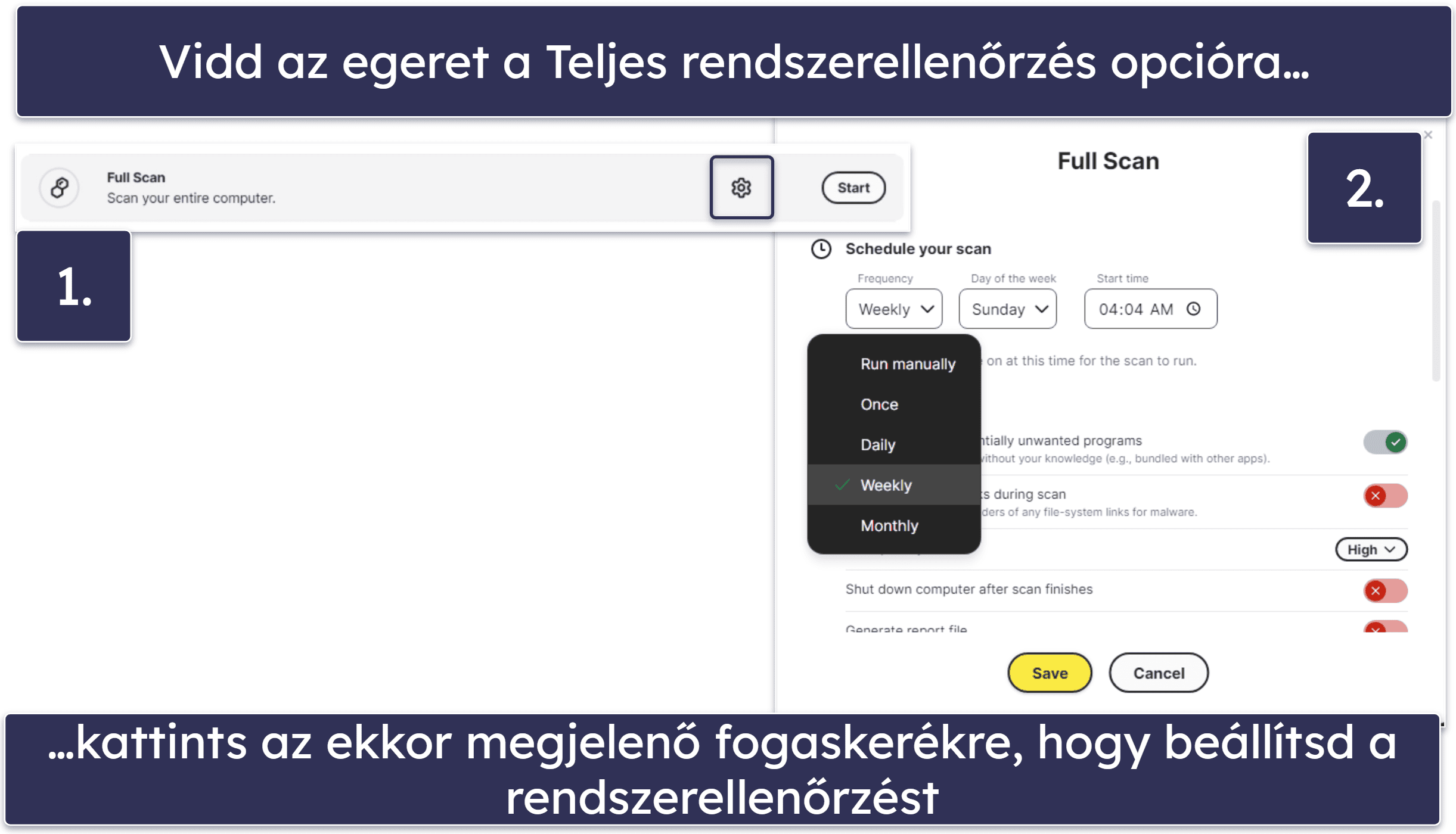 Gyors útmutató: Hogyan használd a vírusirtó szoftvert