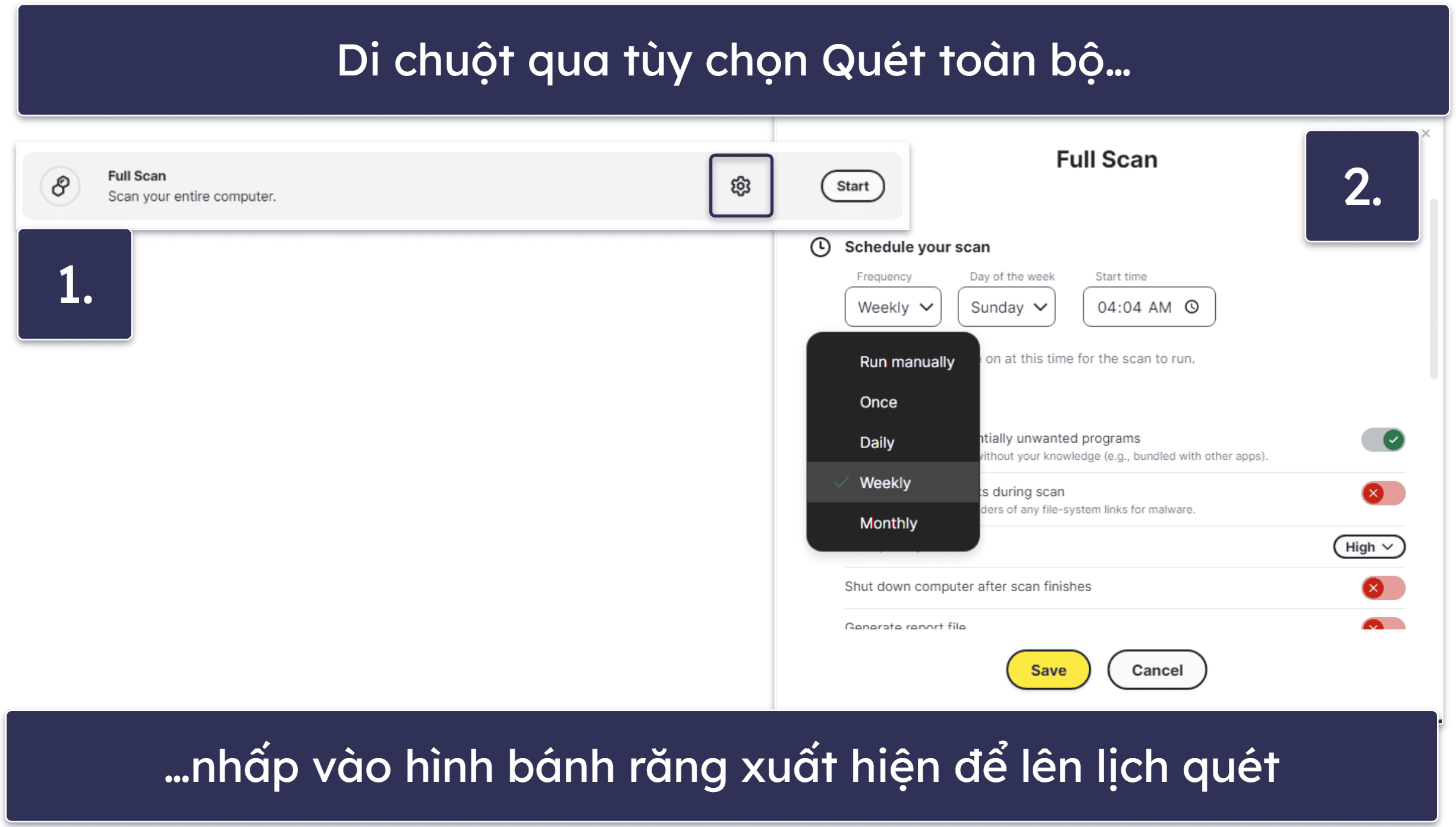 Hướng dẫn nhanh: Cách sử dụng phần mềm diệt virus