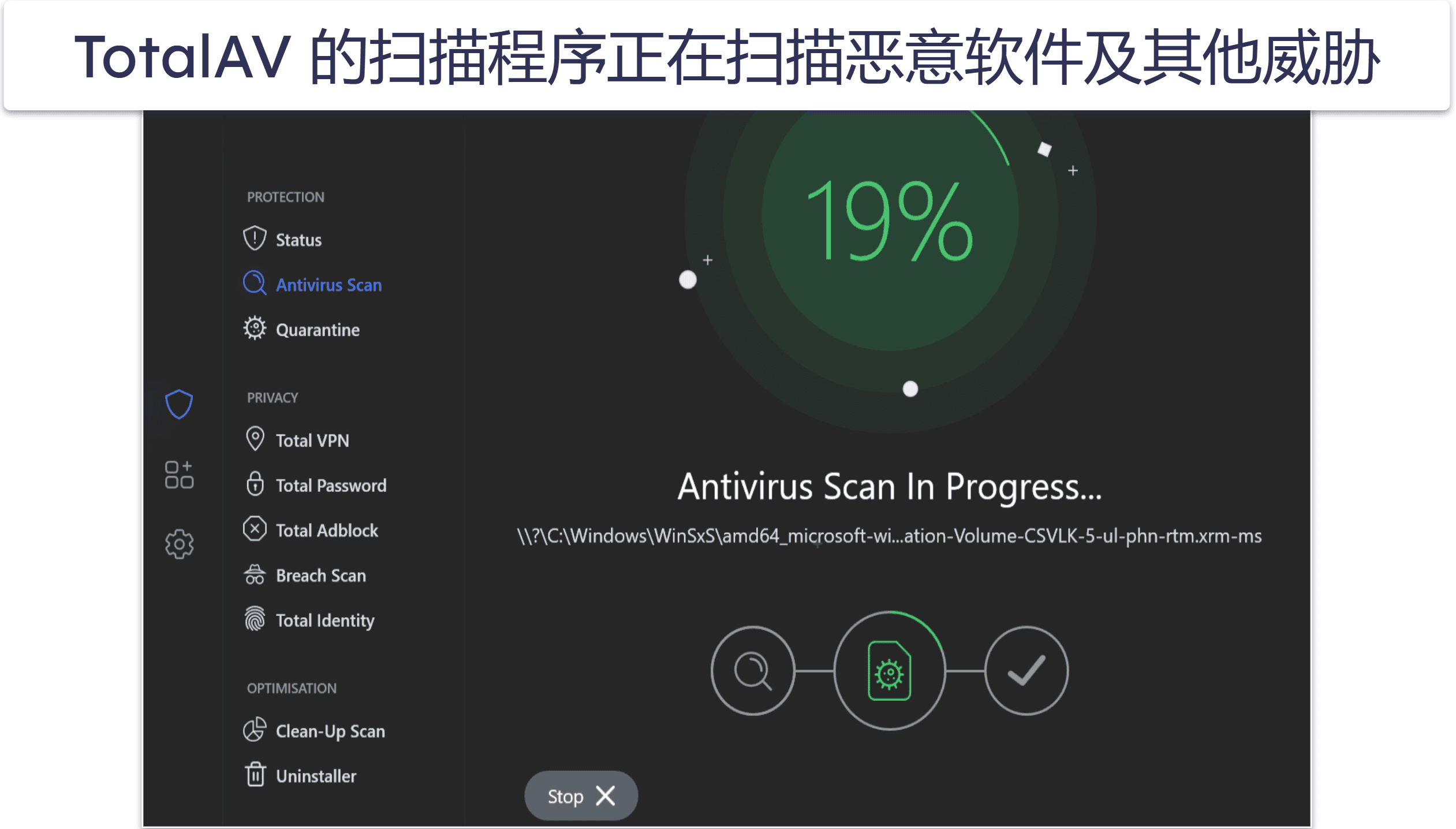 🥈2. TotalAV：简单易上手，入门用户的福星