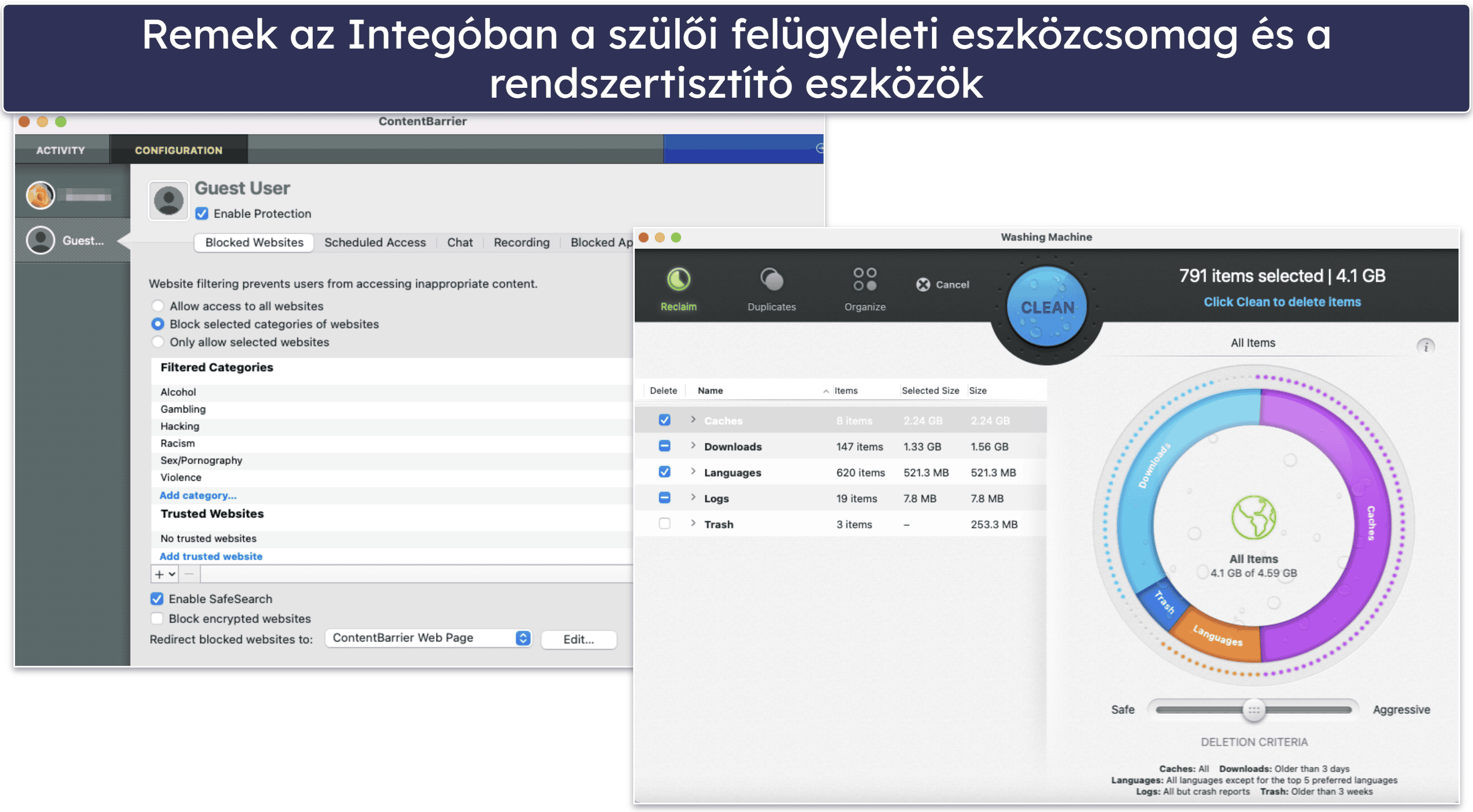 5. Intego: A legjobb a Mac-ek átfogó védelmére